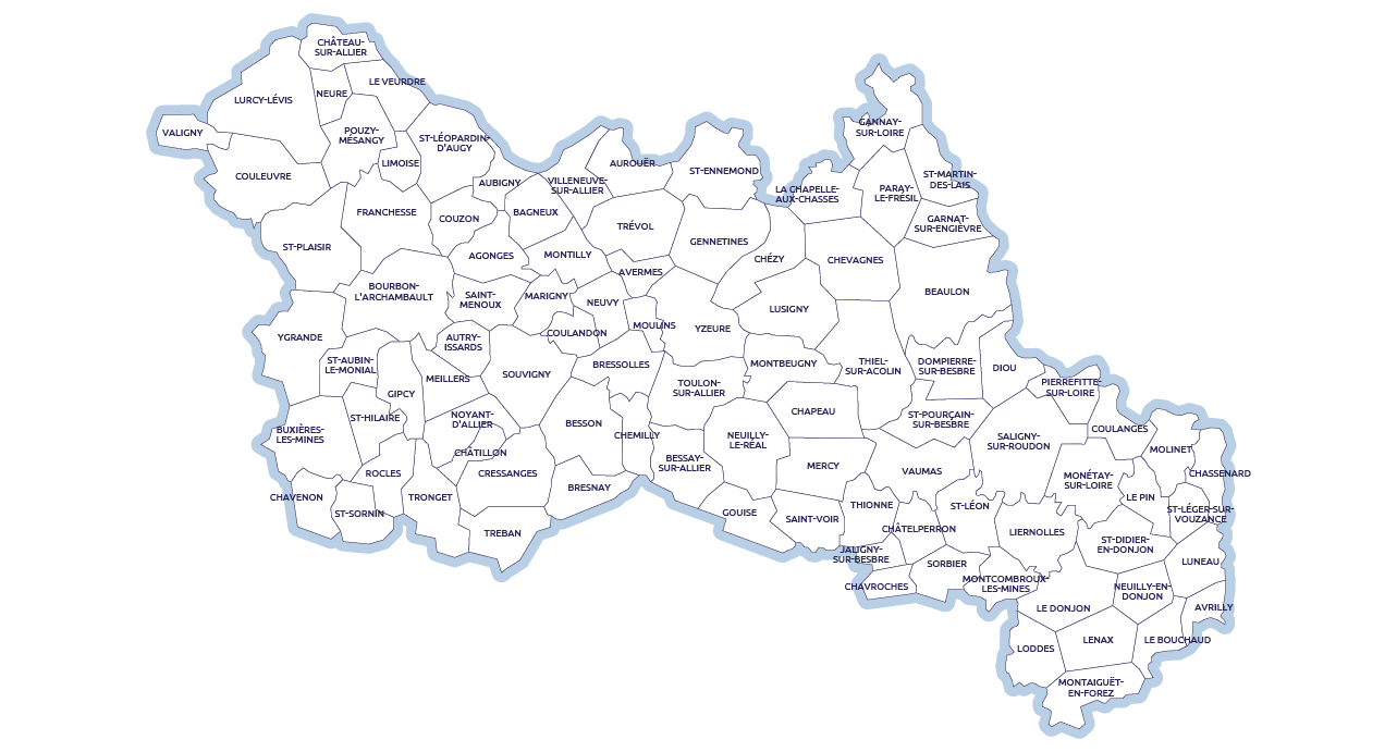 Liste des communes adhérentes de la CPTS