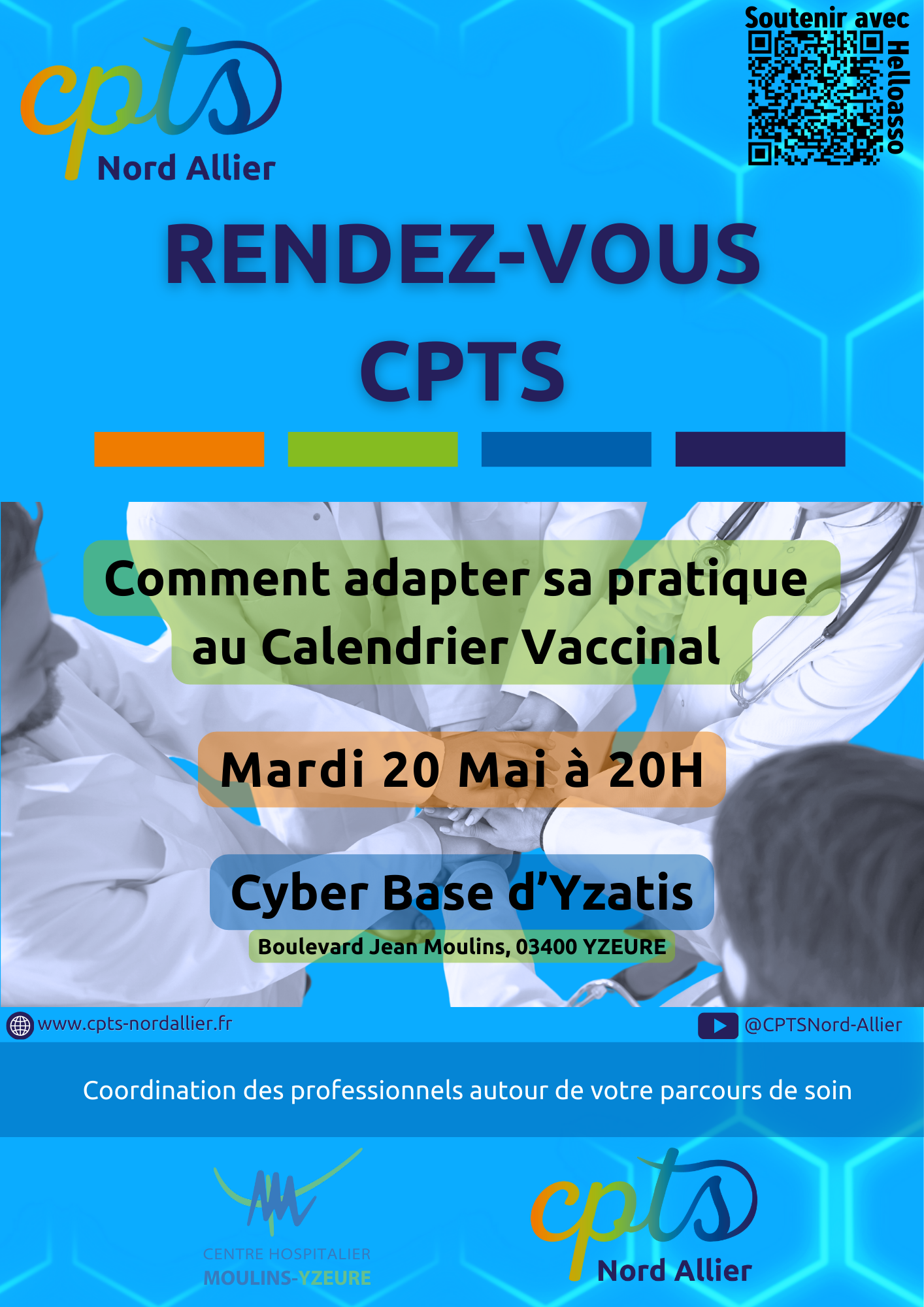 Soirée organisée par la CPTS Nord Allier autour du calendrier vaccinal