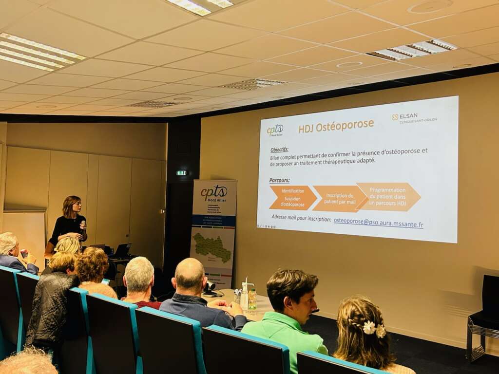 Retour en image sur la conférence sur l'ostéoporose organisé par la CPTS Nord Allier