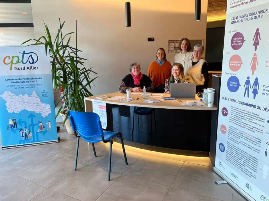 Journée de dépistage organisée par la CPTS Nord Allier le 11 mars 2024 à la MSP de Lurcy-Lévis