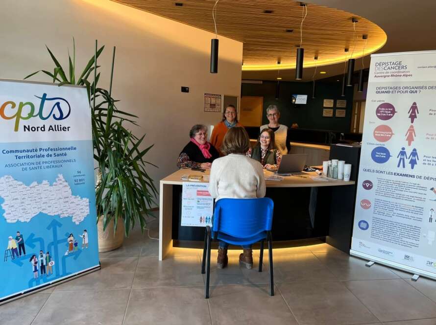 Journée de dépistage organisée par la CPTS Nord Allier le 11 mars 2024 à la MSP de Lurcy-Lévis