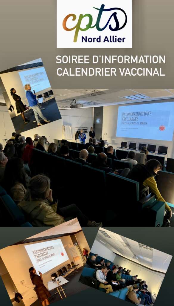 Retour sur la soirée organisée par la CPTS Nord Allier autour du calendrier vaccinal