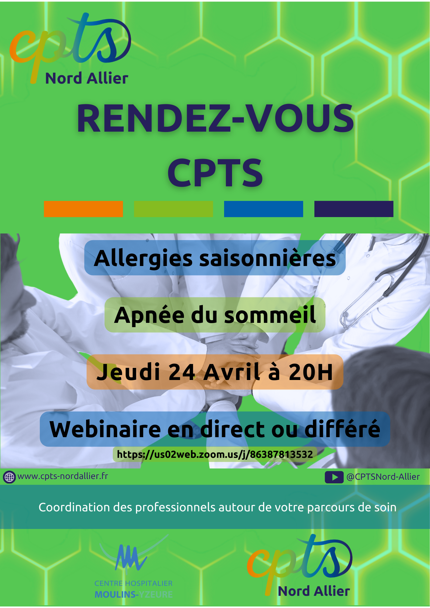 Webinaire sur les allergies et l'apnée du sommeil organisé par la CPTS