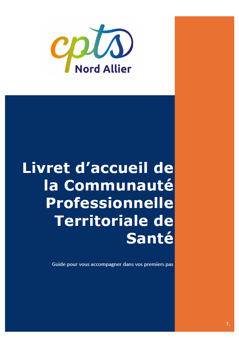 Consultez le livret d'accueil de la CPTS Nord Allier