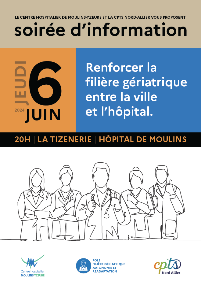 Programme de la soirée d'information de la CPTS Nord Allier du 6 juin 2024